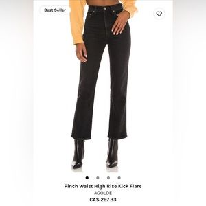 Agolde Pinch Waist High Rise Kick Flare - Best Seller!